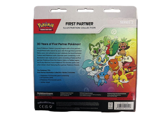 First Partner Illustration Collection – Series 3 – English – Factory Sealed – Pokémon TCG