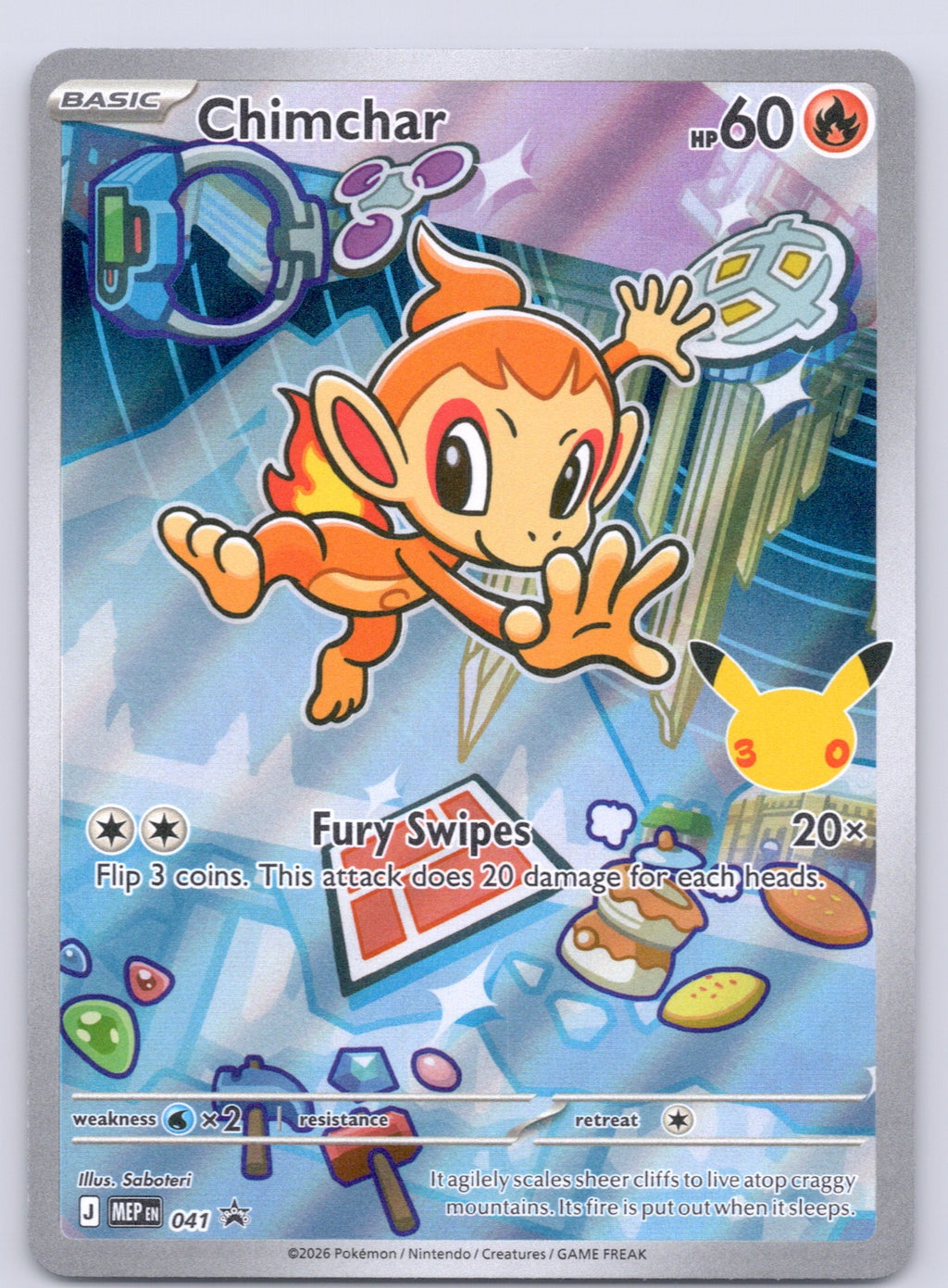 Chimchar 041/MEP Promo NM - ME: Mega Evolution Promo