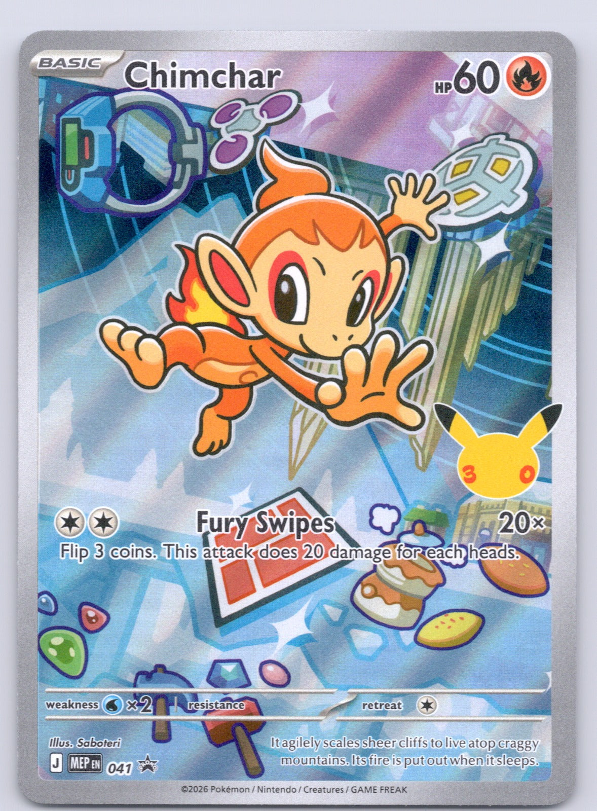 Chimchar 041/MEP Promo NM - ME: Mega Evolution Promo
