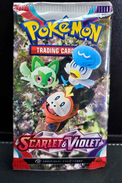 Scarlet & Violet Base Set Booster Pack – English – Factory Sealed