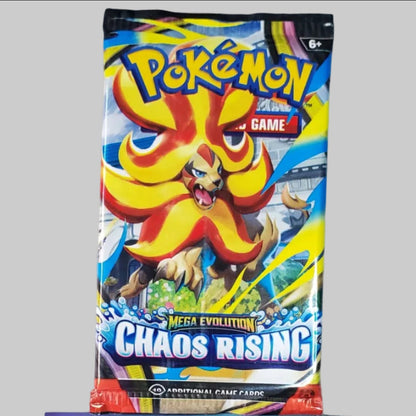 Pokémon TCG Mega Evolution Chaos Rising booster pack