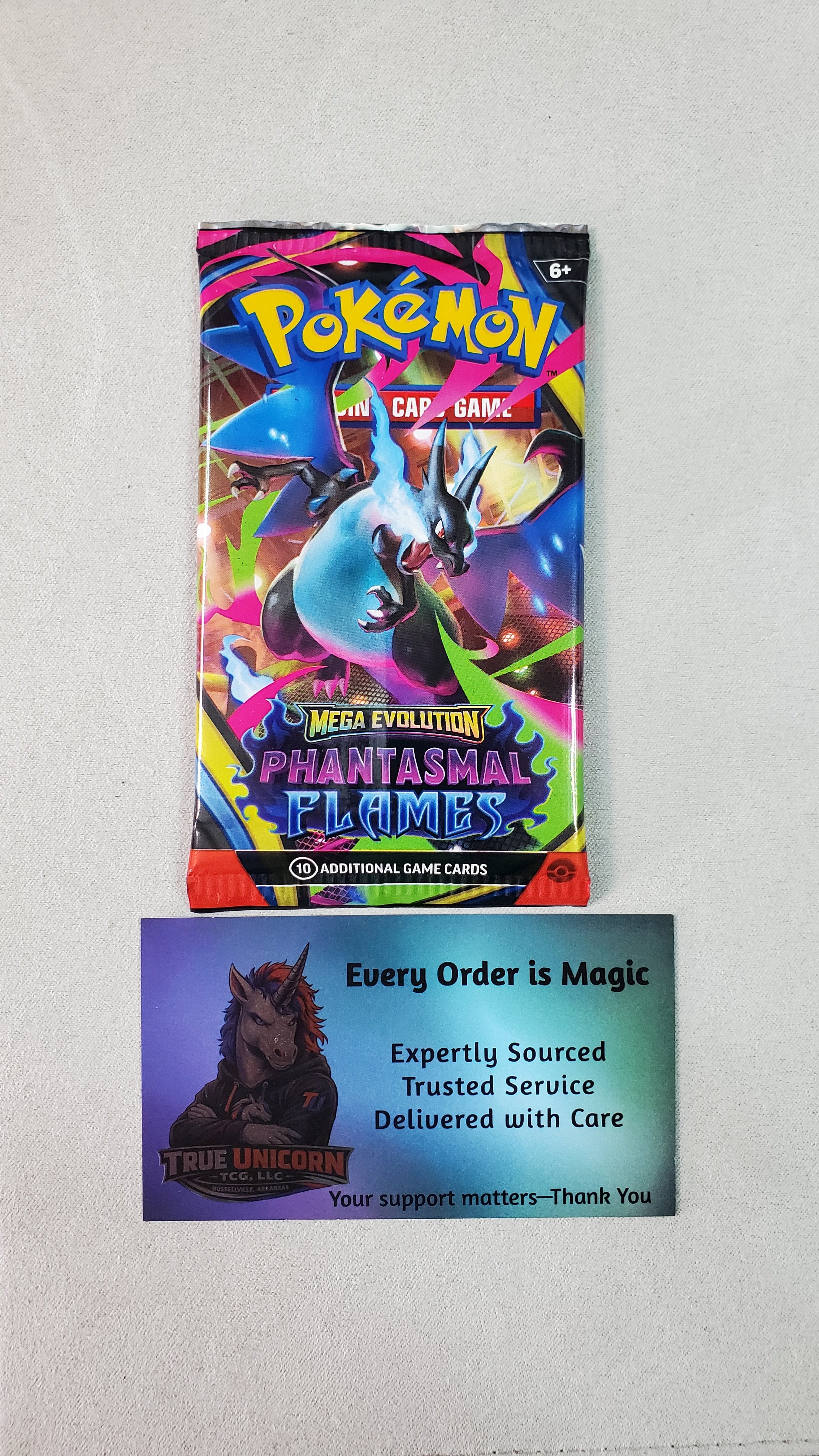 Pokémon TCG: Mega Evolution—Phantasmal Flames Booster Pack – Factory Sealed