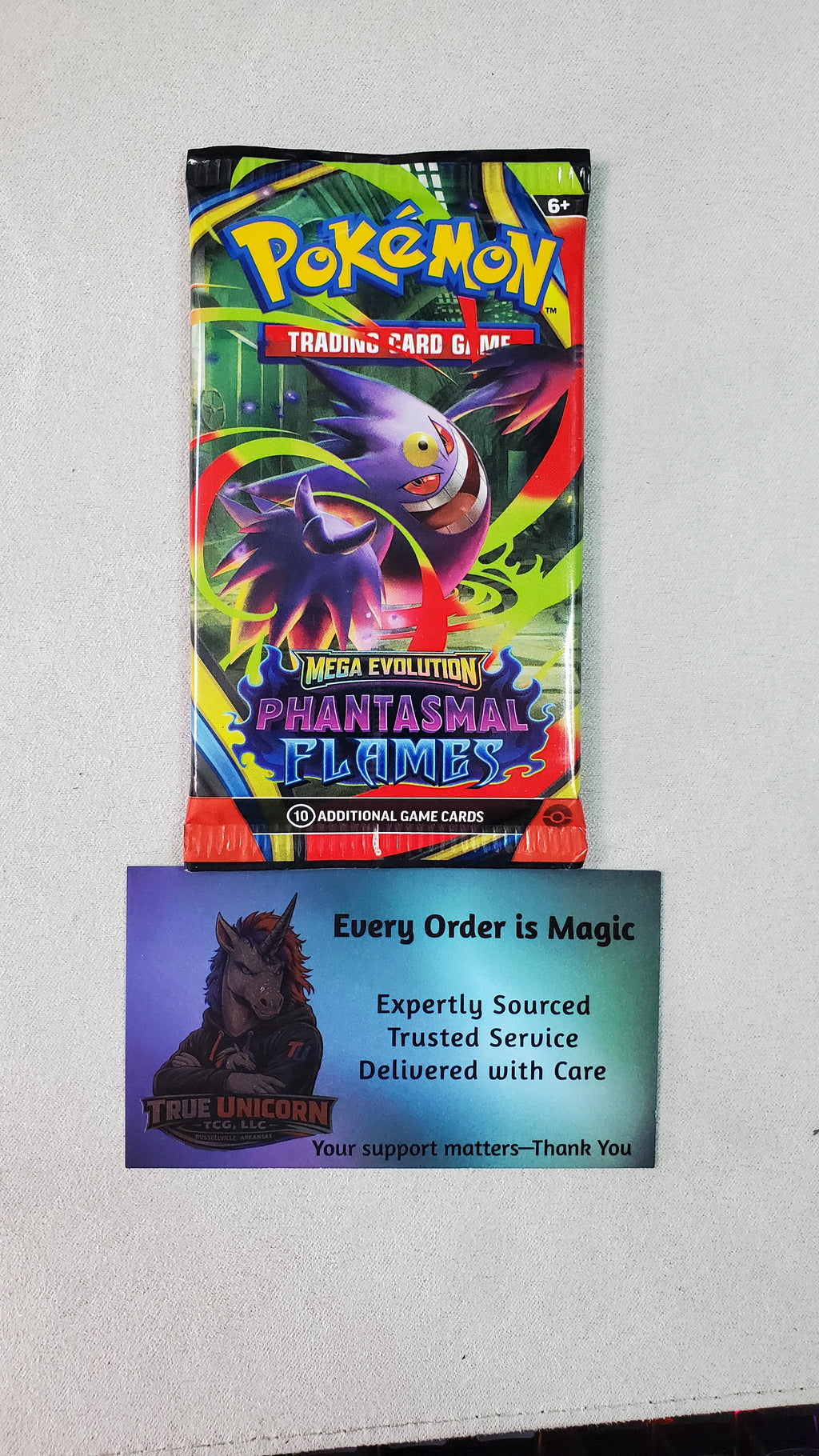 Pokémon TCG: Mega Evolution—Phantasmal Flames Booster Pack – Factory Sealed