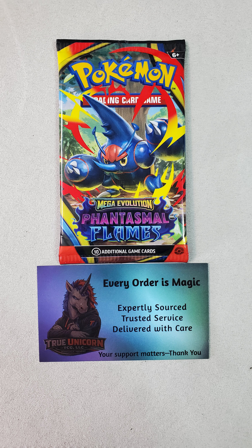 Pokémon TCG: Mega Evolution—Phantasmal Flames Booster Pack – Factory Sealed