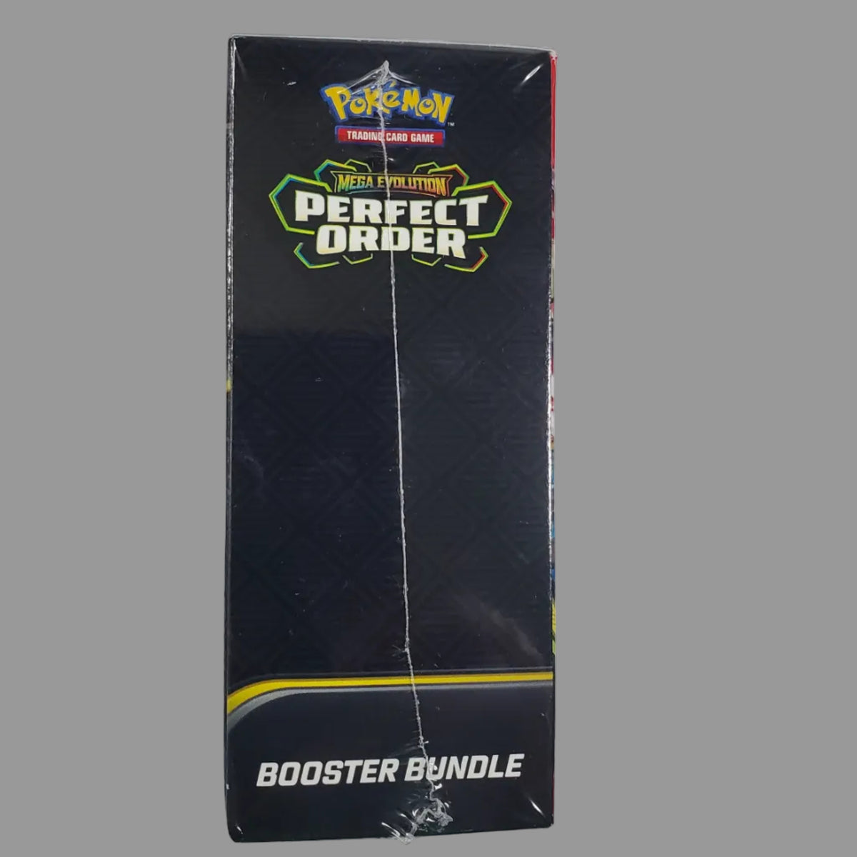 A sealed Pokémon TCG booster bundle box labeled 'Perfect Order' and 'Booster Bundle,' photographed upright against a plain light background.