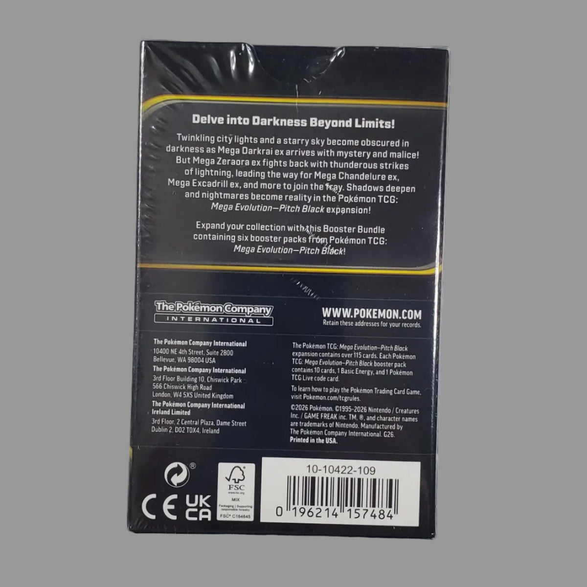 Pitch Black Booster Bundle – 6 Packs – English – Factory Sealed