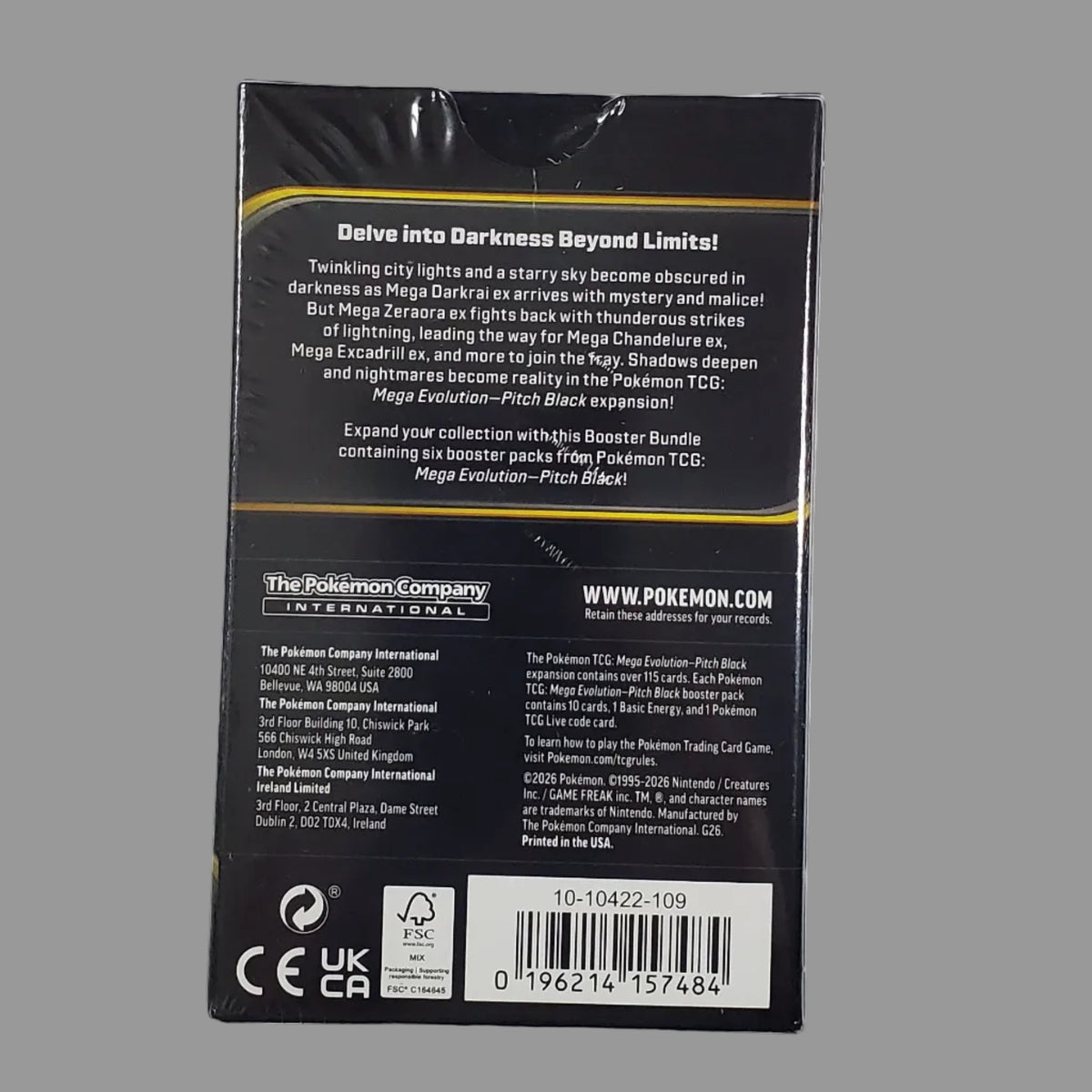 Pitch Black Booster Bundle – 6 Packs – English – Factory Sealed