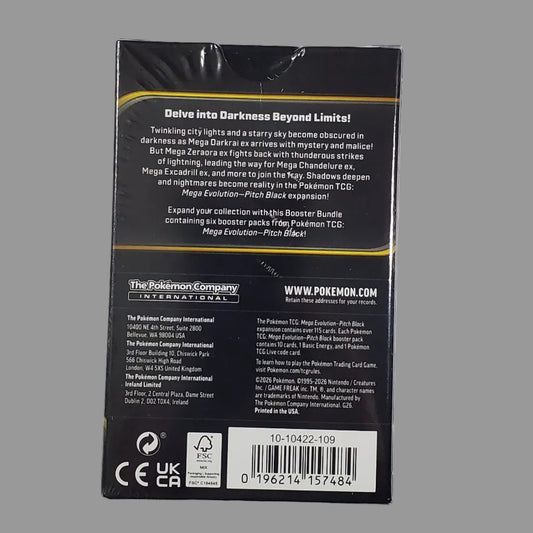 Pitch Black Booster Bundle – 6 Packs – English – Factory Sealed