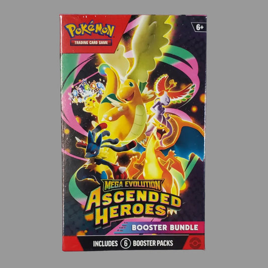 Ascended Heroes Booster Bundle – 6 Packs – English – Factory Sealed