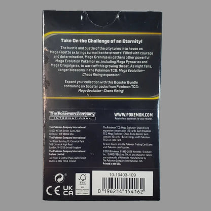 Chaos Rising Booster Bundle – 6 Packs – English – Factory Sealed
