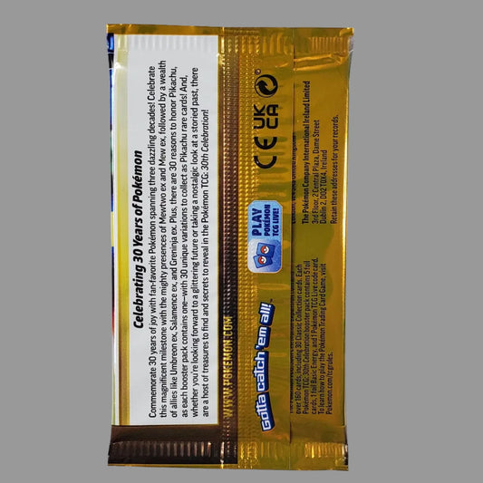 30th Celebration One Booster Pack - ME: 30th Celebration 30C - Factory Sealed