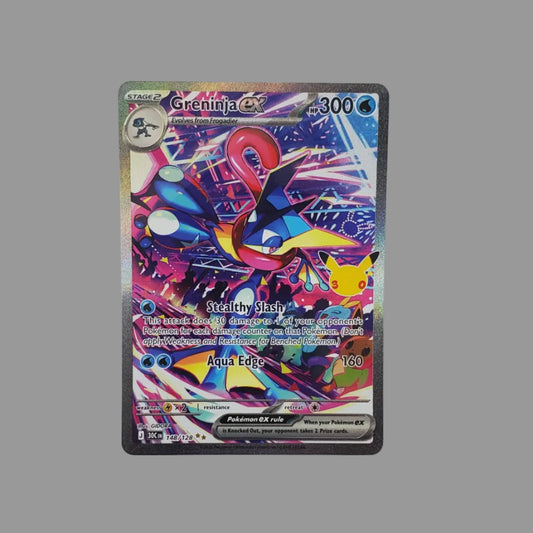 Greninja ex 148/128 - English Special Illustration Rare Holo - 30th Celebration - Near mint (NM)