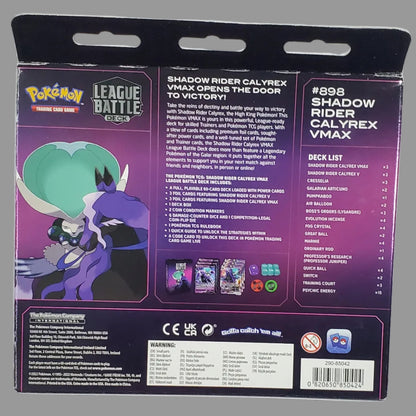 Pokemon League Battle Deck (Shadow Rider Calyrex VMax) Level 3 - Factory Sealed
