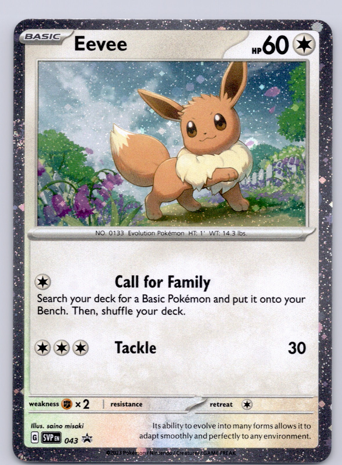 Eevee 043/SVP Promo NM - SV: Scarlet & Violet Promo Cards