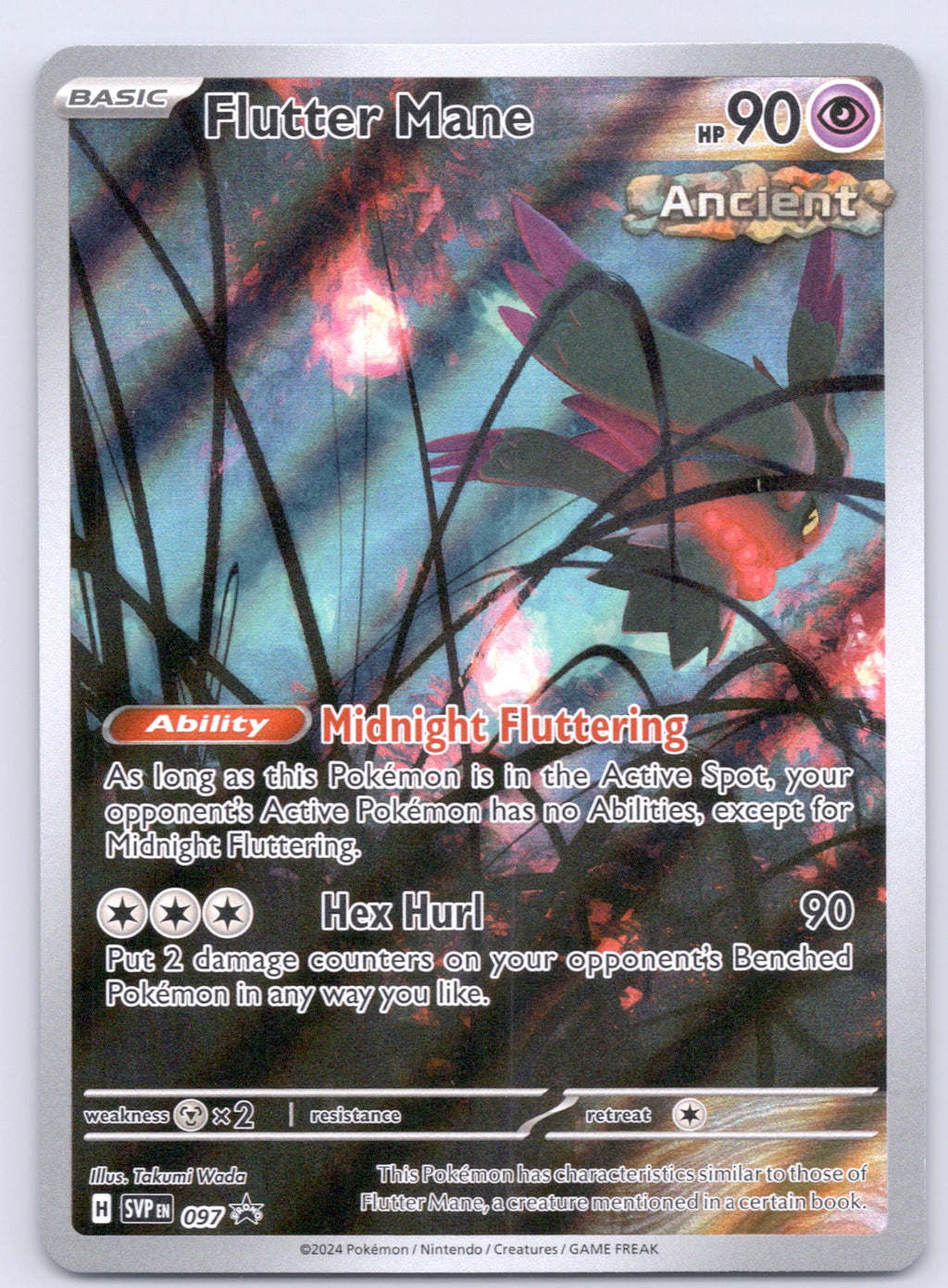 Flutter Mane - (Pokemon Center) 097/SVP Promo NM - SV: Scarlet & Violet Promo Cards