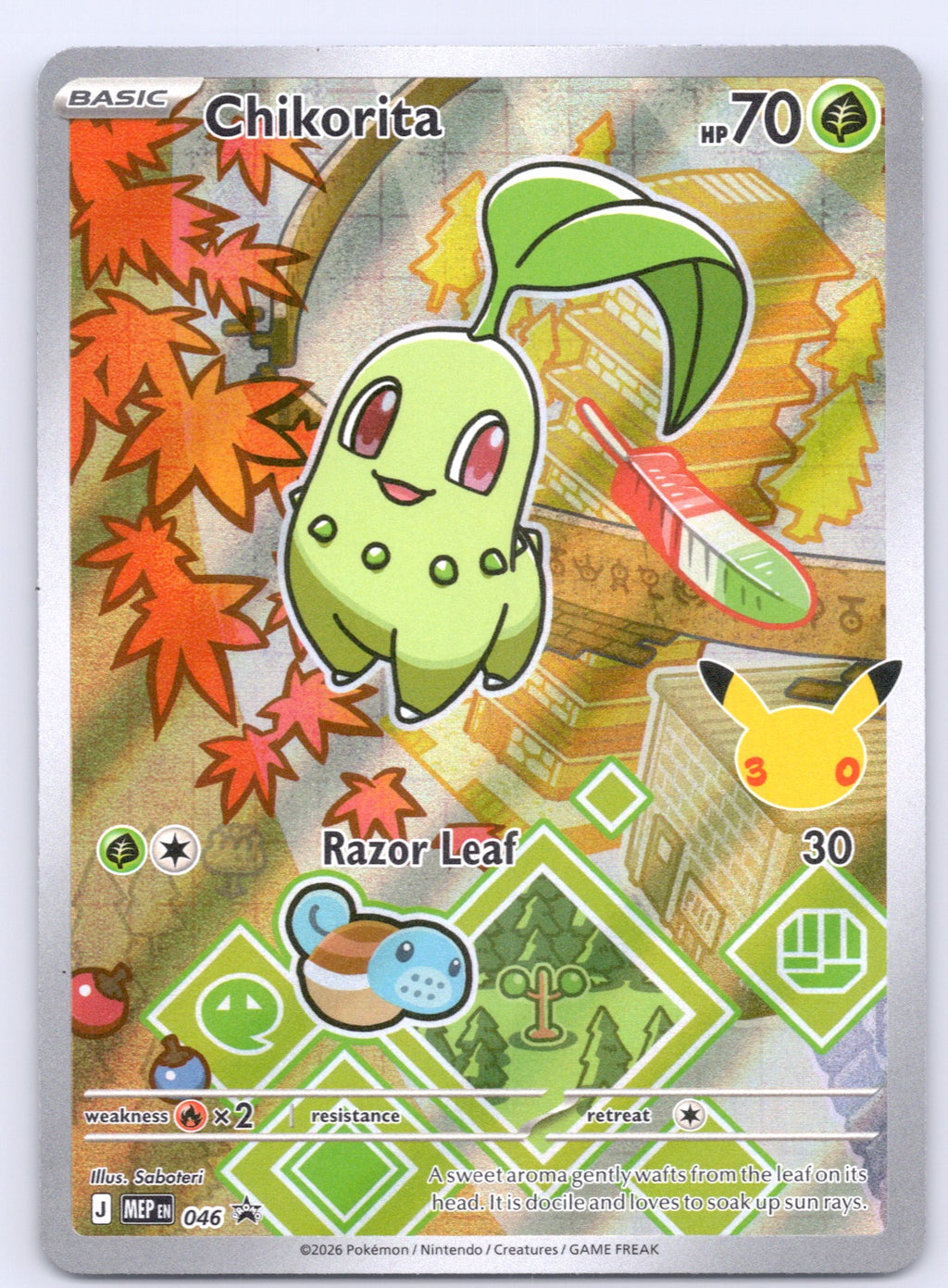 Chikorita 046/MEP Promo NM - ME: Mega Evolution Promo
