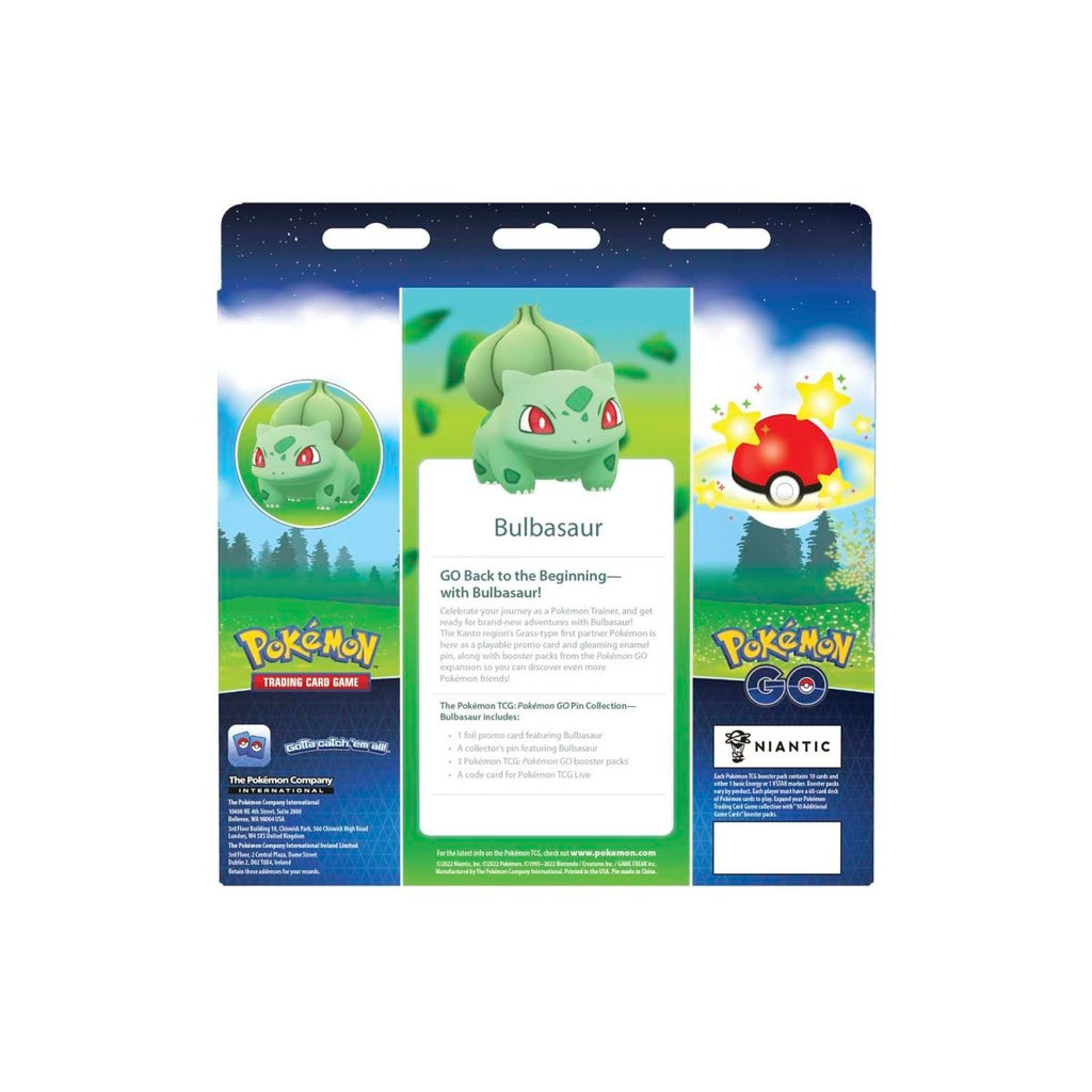 Pokémon GO Pin Collection – Bulbasaur – Factory Sealed