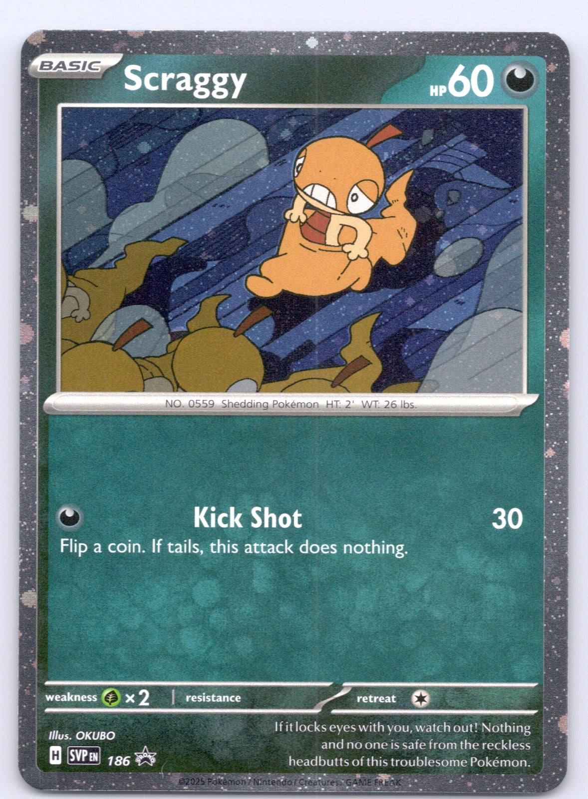 Scraggy - 186/SVP Promo NM - SV: Scarlet & Violet Promo Cards