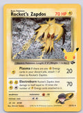 Rocket's Zapdos 15/132/CCC Classic Collection NM - Celebrations: Classic Collection