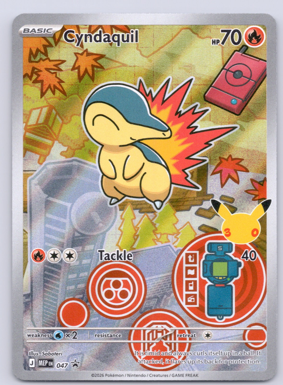 Cyndaquil 047/MEP Promo NM - ME: Mega Evolution Promo