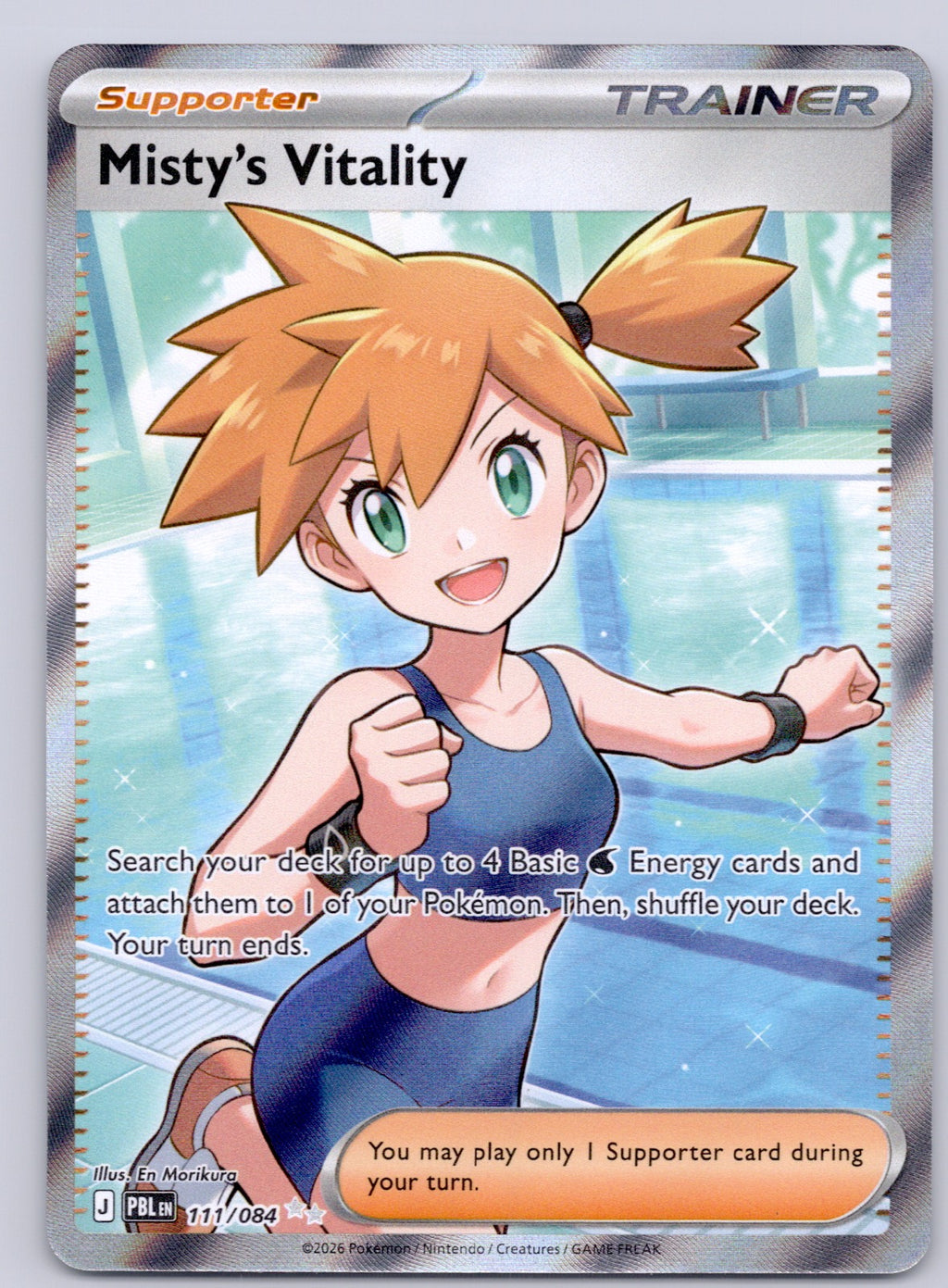 Misty's Vitality 111/084/PBL Ultra Rare NM - ME05: Pitch Black