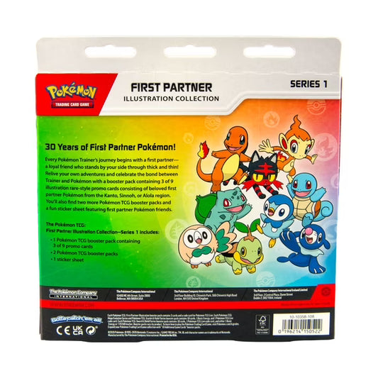 First Partner Illustration Collection – Series 1 – English – Factory Sealed – Pokémon TCG