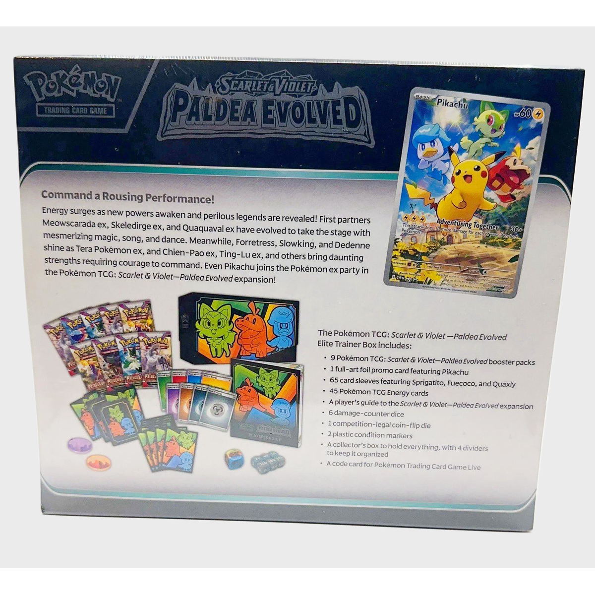 Paldea Evolved Elite Trainer Box – Factory Sealed – Image 1