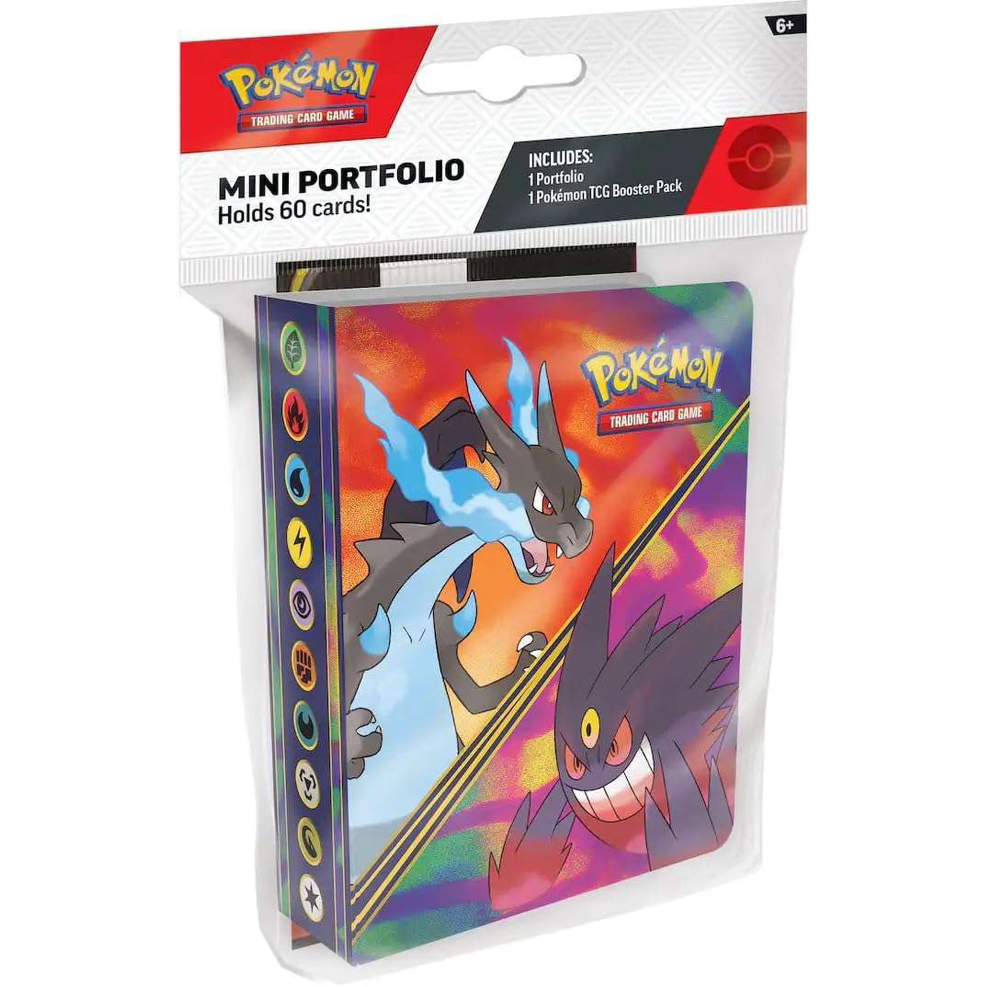 Pokémon TCG: Mega Evolution—Phantasmal Flames Mini Portfolio with Booster Pack – Factory Sealed