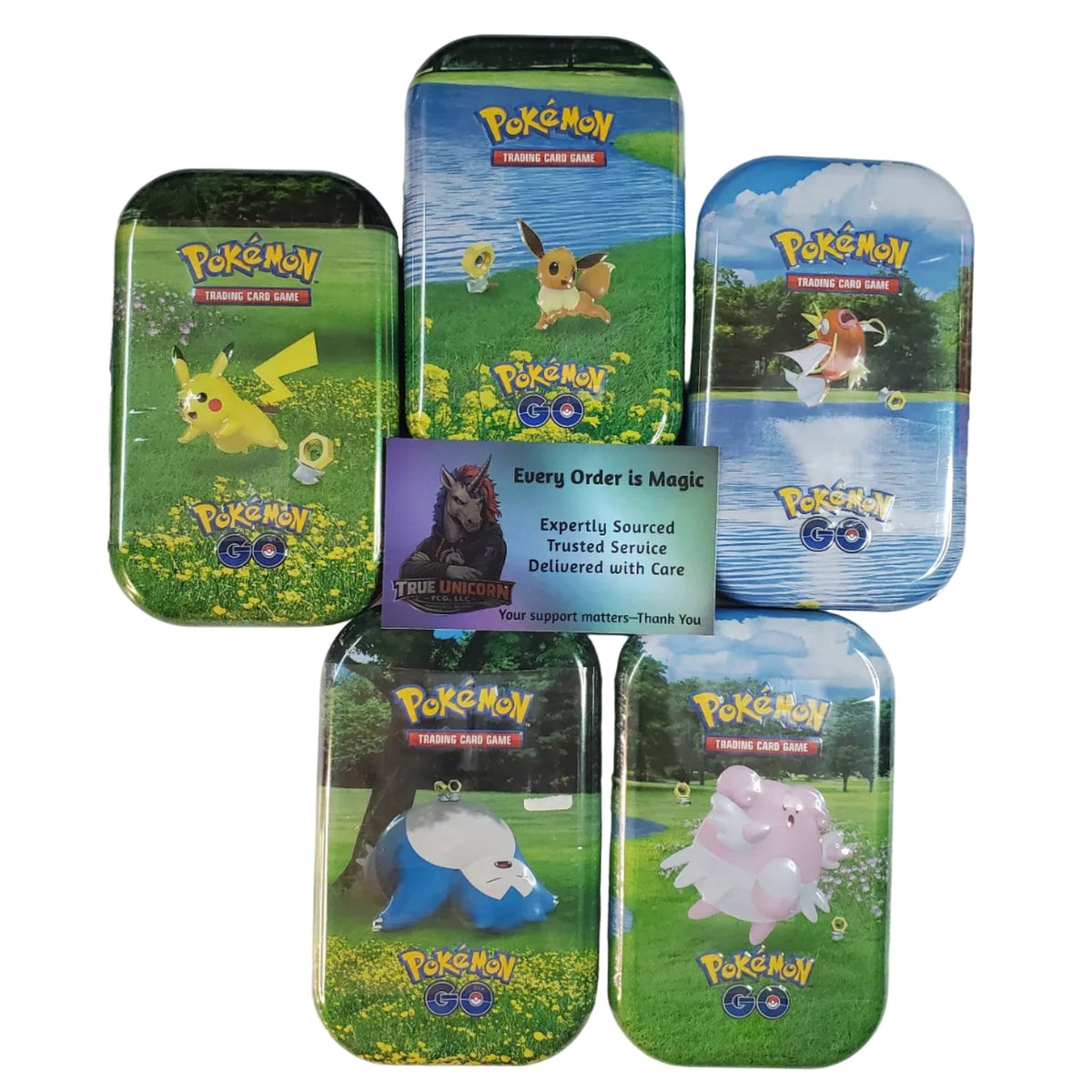 Pokémon GO Mini Tin – Pikachu Artwork – Factory Sealed – Image 1