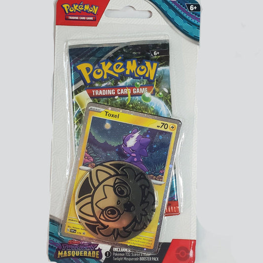 Pokémon Trading Card Game Masquerade card pack in its original blister packaging, – Pokémon TCG