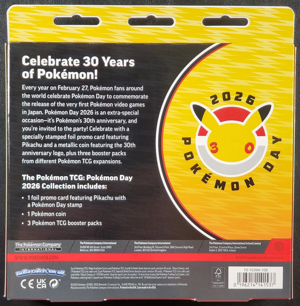 Pokémon Day 2026 Collection – Factory Sealed